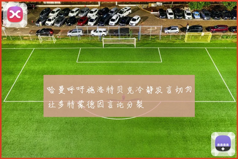 哈曼呼吁施洛特贝克冷静发言切勿让多特蒙德因言论分裂